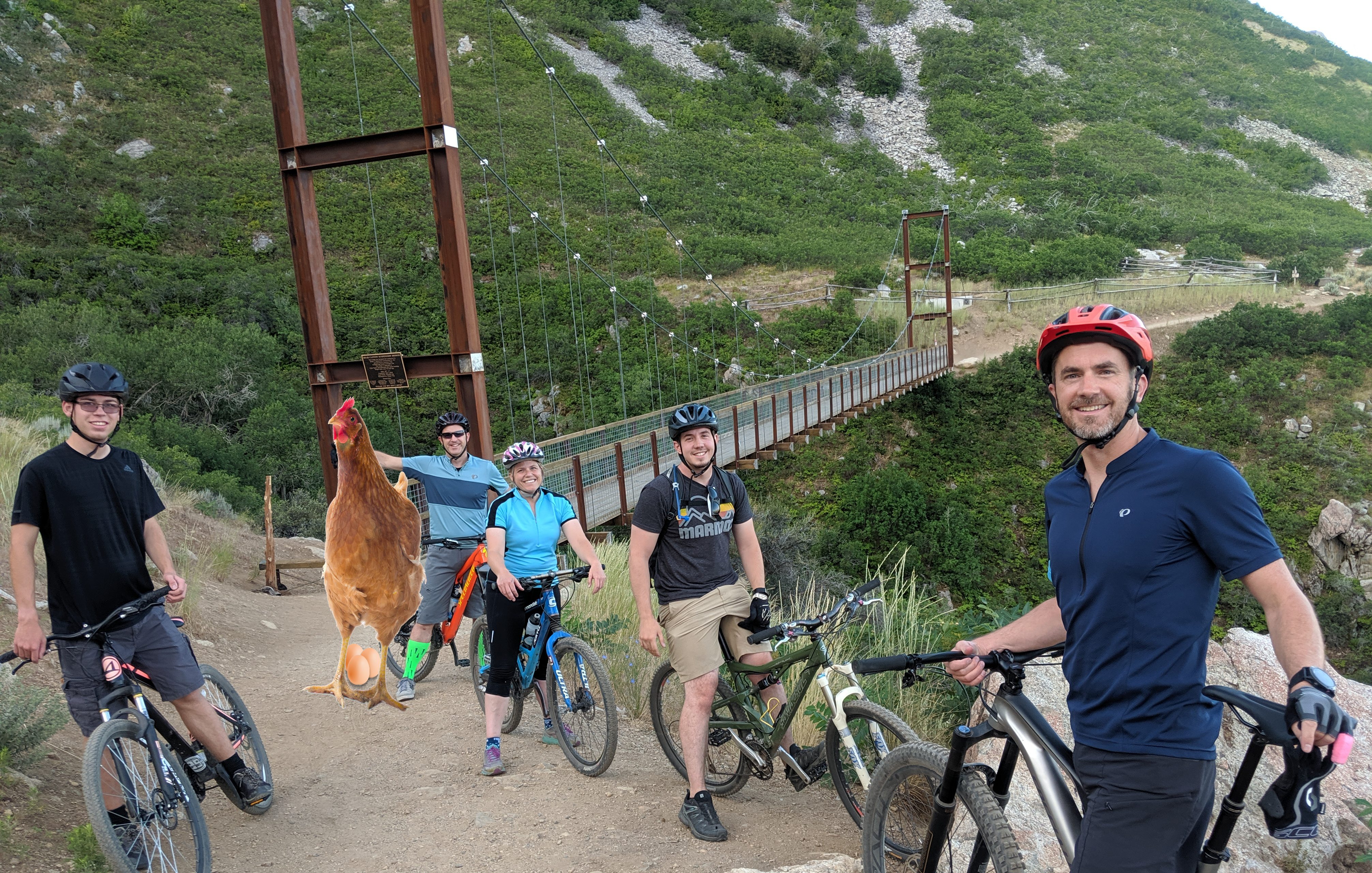 Mountain biking with the people at TazWorks